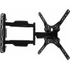 Кронштейн для телевизора Ultramounts UM871 черный 23"-55" макс.35кг настенный поворотно-выдвижной и наклонный