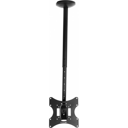 Кронштейн для телевизора Ultramounts UM890 черный 17"-43" макс.30кг потолочный поворотно-выдвижной и наклонный