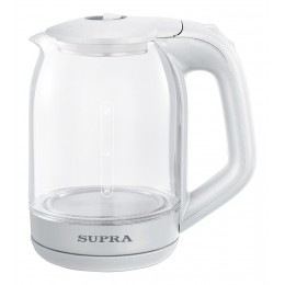 Чайник электрический Supra KES-1893 1.8л. 1500Вт белый корпус: стекло
