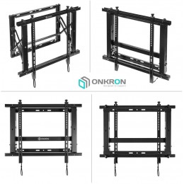 Кронштейн для телевизора Onkron PRO7M черный 40"-70" макс.45кг настенный наклонно-выдвижной