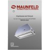 Вытяжка встраиваемая Maunfeld TRAPEZE 602IG белый управление: кнопочное (1 мотор)