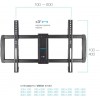 Кронштейн для телевизора Kromax GALACTIC-61 черный 32"-90" макс.45кг настенный поворот и наклон