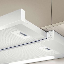 Вытяжка встраиваемая Elica Elite 14 Lux GRVTWH/A/60 серый/стекло белое управление: кнопочное (1 мотор)