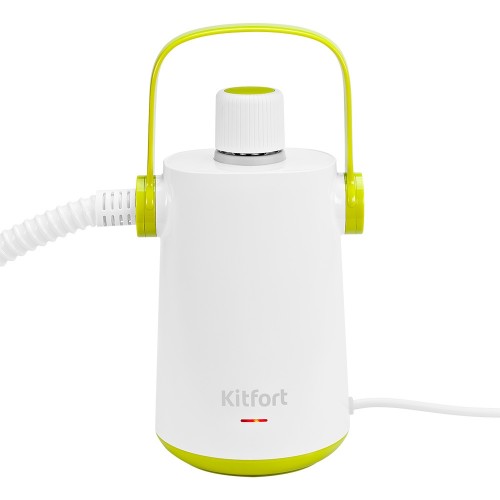 Пароочиститель ручной Kitfort КТ-9109-2 1000Вт белый/салатовый