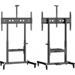 Стойка для телевизора Onkron TS1991 eLift черный 50"-100" макс.130кг напольный наклон (моторизованный лифт)