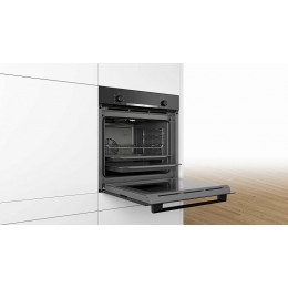 Духовой шкаф Электрический Bosch HBA530BB0S черный/серебристый