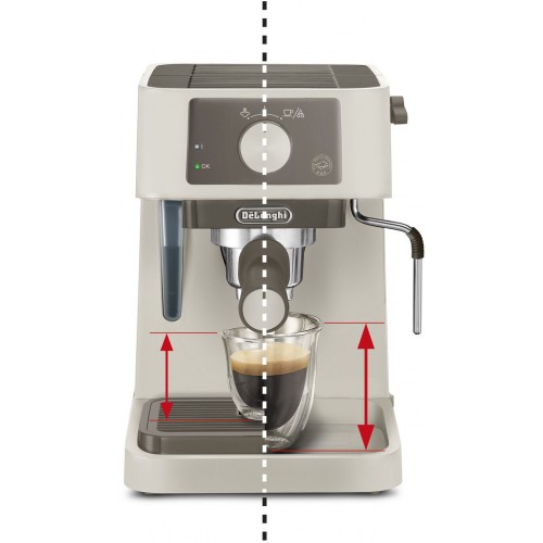 Кофеварка рожковая Delonghi EC235.CR 1100Вт бежевый
