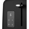 Тостер Kitfort КТ-6221 870Вт нержавеющая сталь/черный