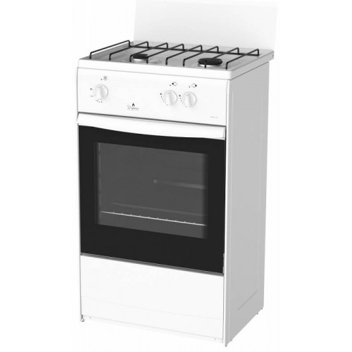 Плита Газовая Darina 1AS GM 521 001 W белый/черный (без крышки) реш.сталь