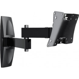Кронштейн для телевизора Holder LCDS-5064 черный 15"-38" макс.30кг настенный поворот и наклон
