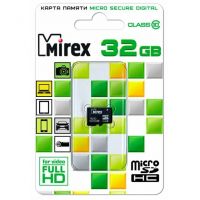 Флеш карта microSD 32GB Mirex microSDHC Class 10