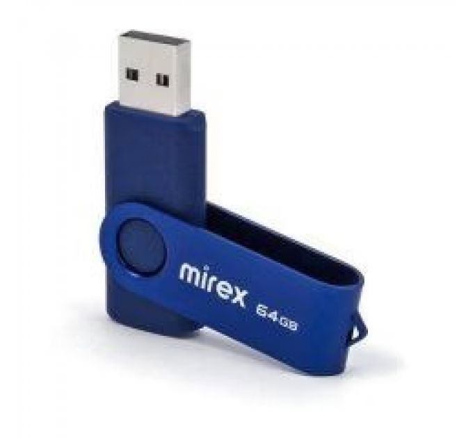 Флеш-диск Mirex SWIVEL DEEP BLUE 64GB USB 2.0