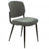 Стул для кухни Бюрократ KF-8 серый Alfa 44 металл черный на ножках (KF-8/FABRIC/GREY)