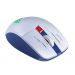 Мышь беспроводная Defender Tisa GM-126 белый/синий, 1600 dpi, радиоканал, Bluetooth, USB, кнопки - 6
