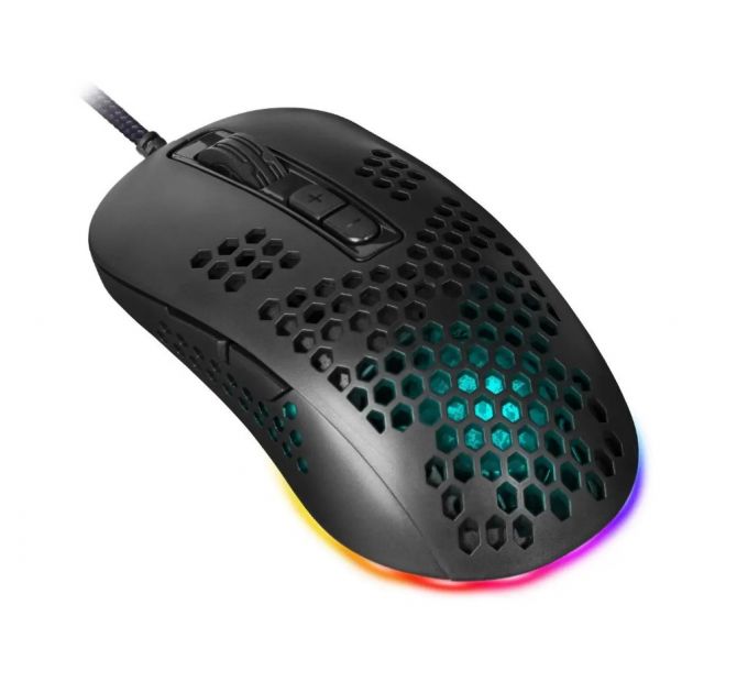 Мышь проводная Defender Shepard GM-620L черный, 12800 dpi, USB, кнопки - 7