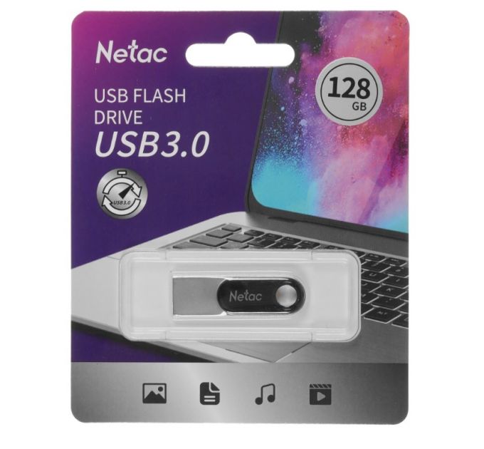 Флеш диск Netac USB Drive U278 NT03U278N-128G-30PN USB3.0 128GB, retail version