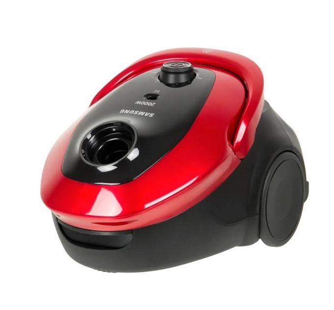 Пылесос Samsung VC20M257AWR красный, 460/2000 Вт, уборка сухая, пылесборник мешок 2.5 л