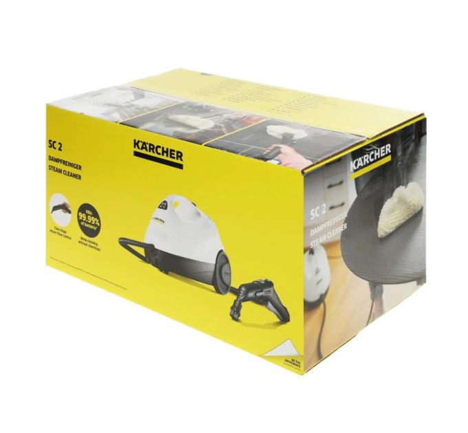 Пароочиститель напольный Karcher EasyFix SC 2 *RU 1500Вт белый/черный 1.512-613.0