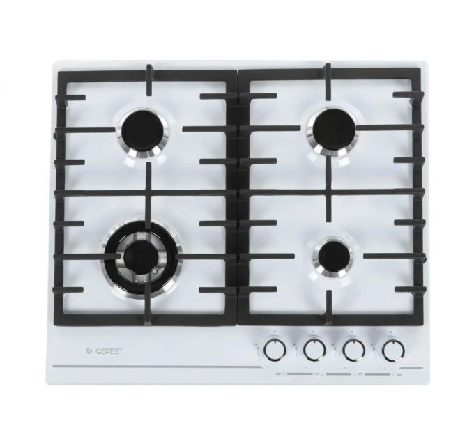 Газовая варочная поверхность Gefest ПВГ 1214-01 белый