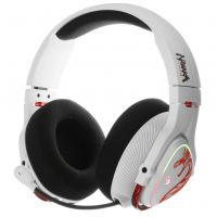 Наушники с микрофоном A4Tech Bloody MR720 белый/красный мониторные BT/Radio оголовье (MR720 NARAKA)
