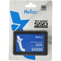 Накопитель SSD Netac SA500, 960GB, SATA III, 2.5", R/W 530/475