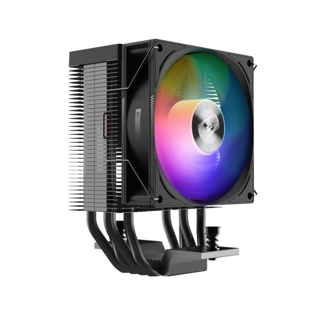 Кулер PCCooler R400 ARGB BK S115X/1200/1700/AM4/AM5 (TDP 180W, 90mm ARGB Fan, 4 тепловые трубки 6мм,