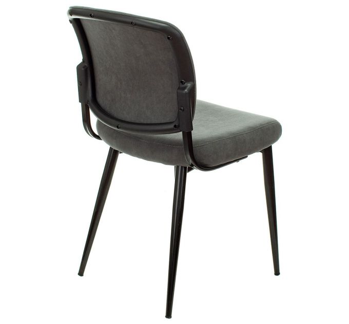 Стул для кухни Бюрократ KF-8 серый Alfa 44 металл черный на ножках (KF-8/FABRIC/GREY)