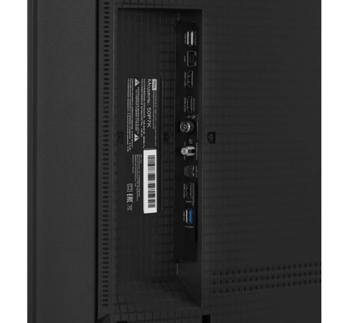 Телевизор TCL 50" 50P7K черный LCD QLED 4K UHD 60Hz Google TV