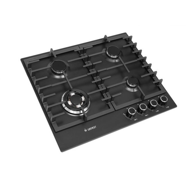 Газовая варочная поверхность Gefest ПВГ 1214-01 К2 черный матовый