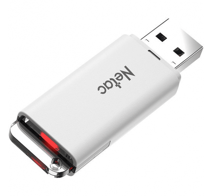 Флеш диск Netac 512Gb U185 NT03U185N-512G-30WH USB3.0 белый
