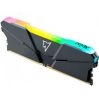 Оперативная память DDR 4 DIMM 16Gb PC25600, 3200Mhz, Netac Shadow NTSRD4P32SP-16E, RGB, C16 Grey, с 