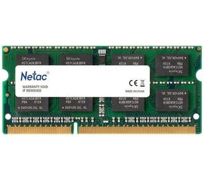 Оперативная память Netac 4Gb DDR3 1600MHz SO-DIMM (NTBSD3N16SP-04)