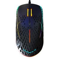 Игровая мышь HIPER Aero A-2 Black USB (5000/10 000DPI, 8 кнопок, USB кабель 1.8м, Черный)