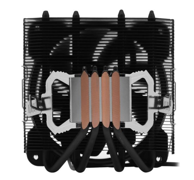 Кулер для процессора Alseye H120T черный, 120 мм, алюминий/медь, 2000 об/мин, 35.5 дБ, 4 pin, 125 В