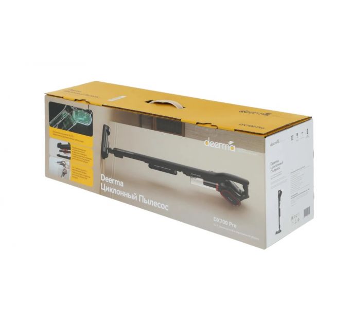 Пылесос вертикальный Deerma DX700 Pro, питание - от сети, 650 Вт