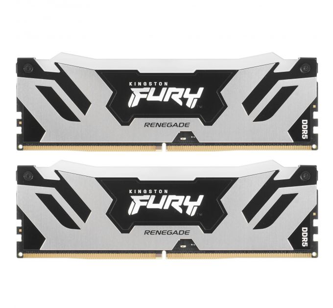 Оперативная память Kingston Fury Renegade, DDR5, 32GB (2x16GB), 6400MHz, CL32, DIMM, с радиатором, R