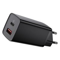 СЗУ Baseus GaN2 Lite Quick Charger USB-C+USB-A 65W EU White