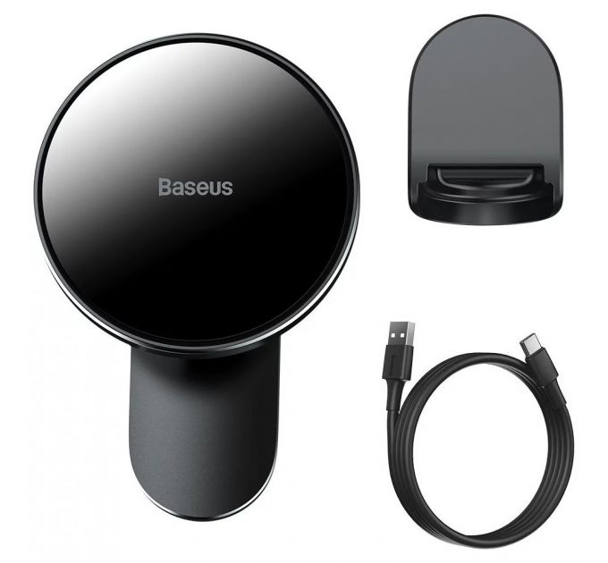 Автомобильный держатель Baseus Big Energy Car Mount Wireless Charger (WXJN-01) для iPhone 12/13/14/1