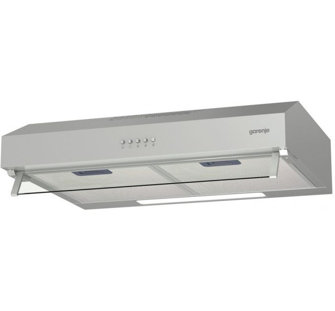 Вытяжка подвесная Gorenje WHU529EX/M серебристый/прозрачный