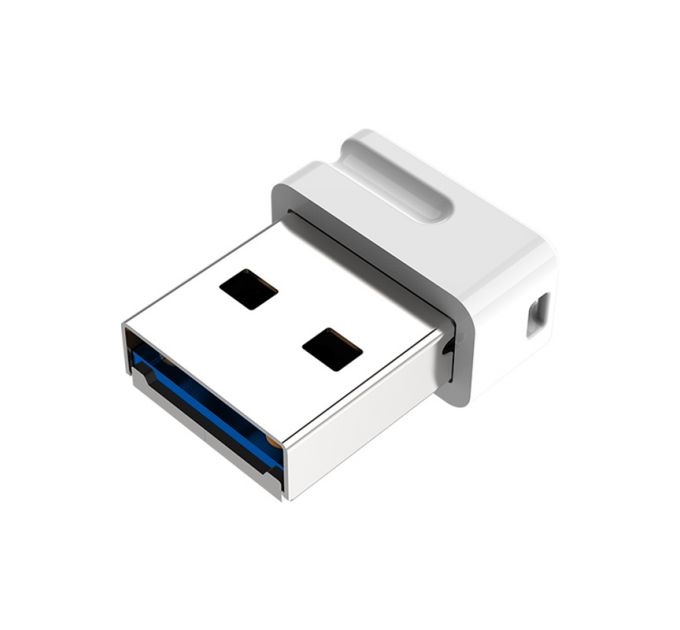 Флеш диск Netac U116 64Gb <NT03U116N-064G-30WH>, USB3.0, миниатюрная пластиковая белая