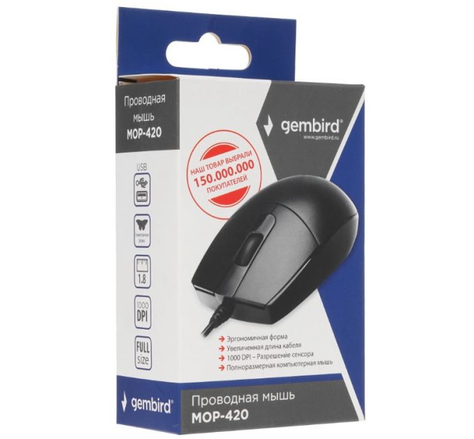 Мышь Gembird MOP-420