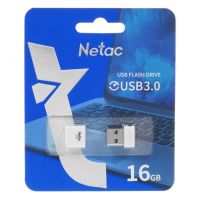 Флешка USB Netac U116 16Gb <NT03U116N-016G-30WH>, USB3.0, миниатюрная пластиковая белая