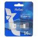 Флешка USB Netac U116 16Gb <NT03U116N-016G-30WH>, USB3.0, миниатюрная пластиковая белая