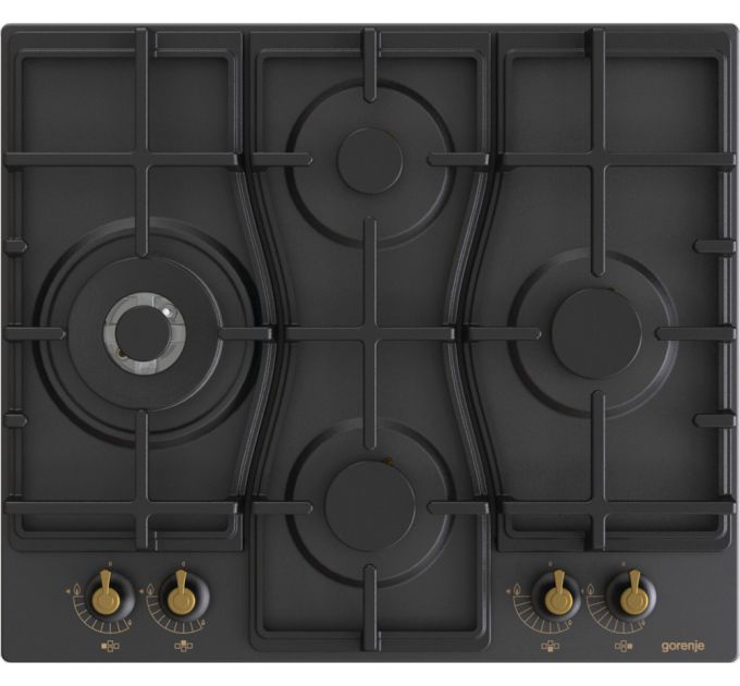 Газовая варочная поверхность Gorenje GW6D42CLB черный