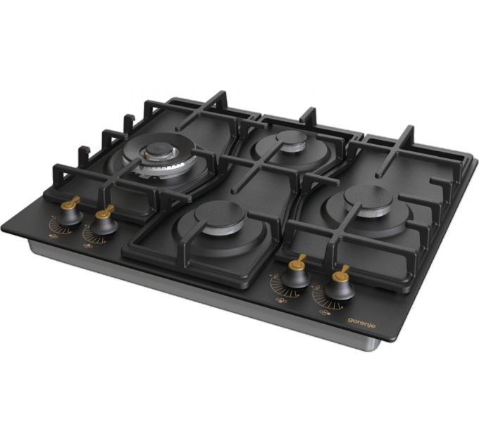 Газовая варочная поверхность Gorenje GW6D42CLB черный