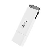 Флеш диск Netac U185 256Gb <NT03U185N-256G-30WH>, USB3.0, с колпачком, пластиковая белая