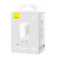 СЗУ OS-Baseus GaN5 Pro Fast Charger C+C 40W EU White