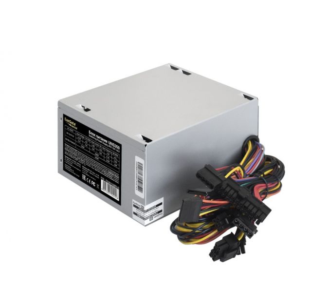 Блок питания Exegate, UNS350, 350Вт, 120мм, серый