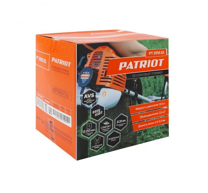Триммер бензиновый Patriot PT 3555ES Country