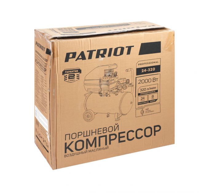 Компрессор Patriot поршневой масляный Professional 24-320